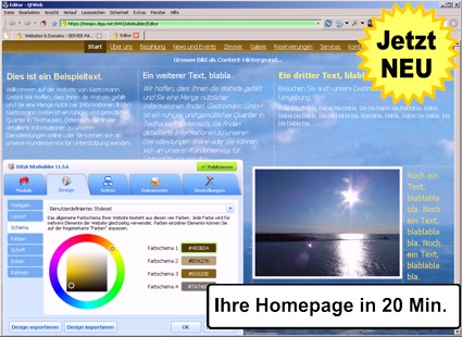 DIGA SB-Homepagesystem 2013